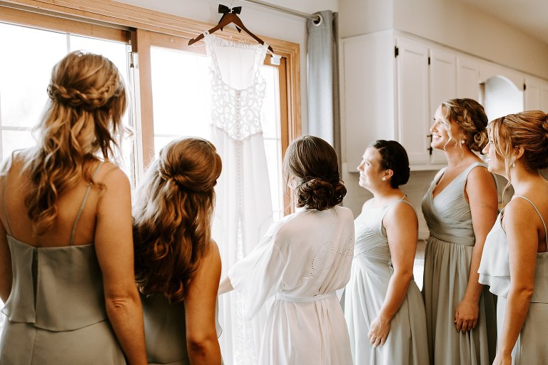 Bridal Party getting ready