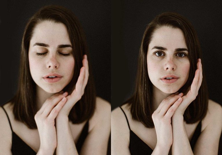 Simple portrait on canon 50mm lens