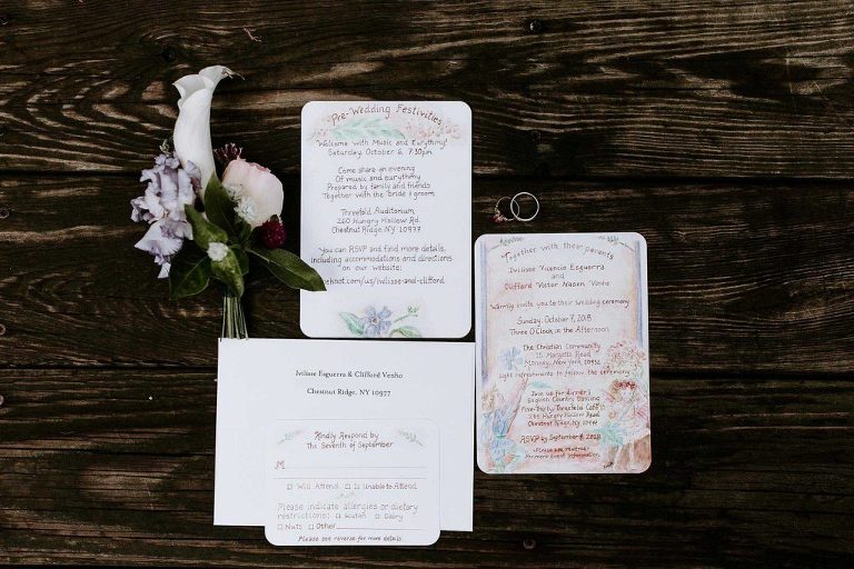 Wedding invitation suite 
