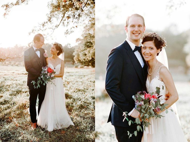 Wedding portraits New York outdoor wedding