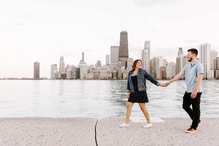 North Avenue Beach Engagement