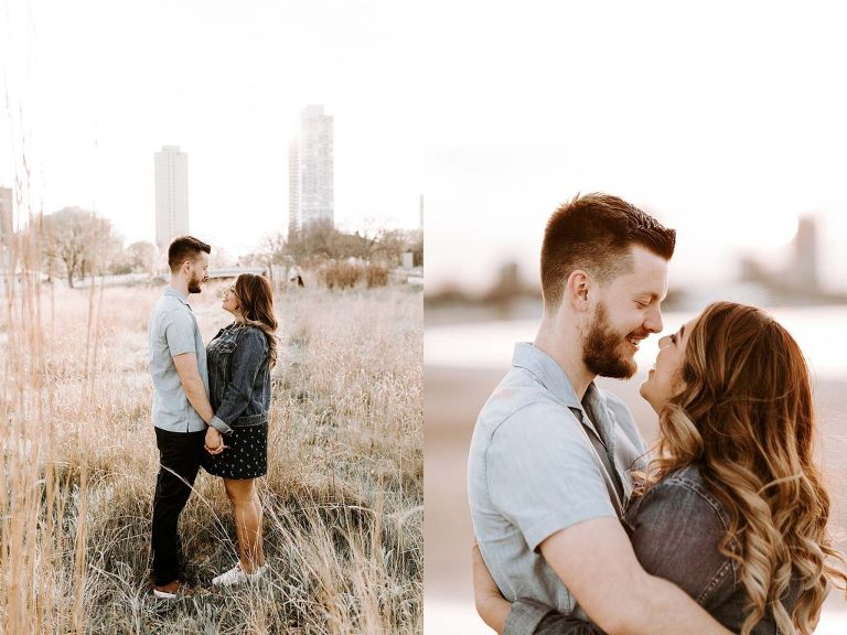 Chicago couple engagement session
