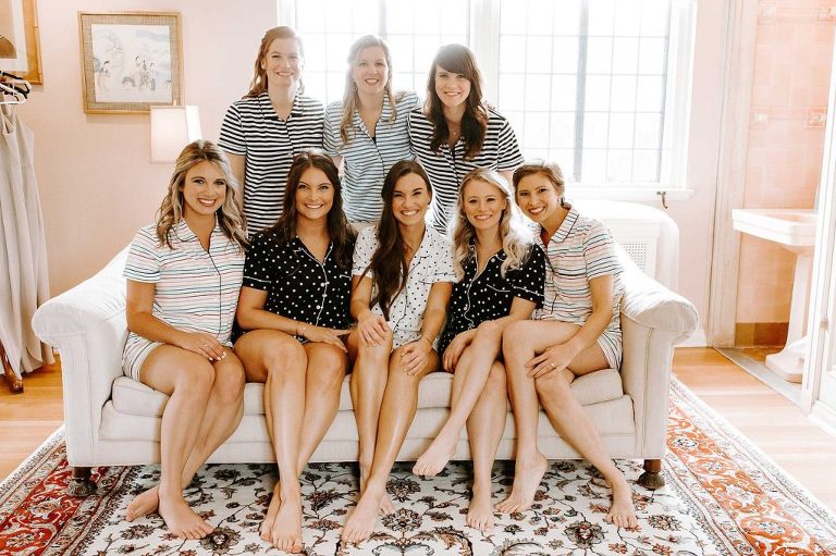 Emily and her bridesmaids