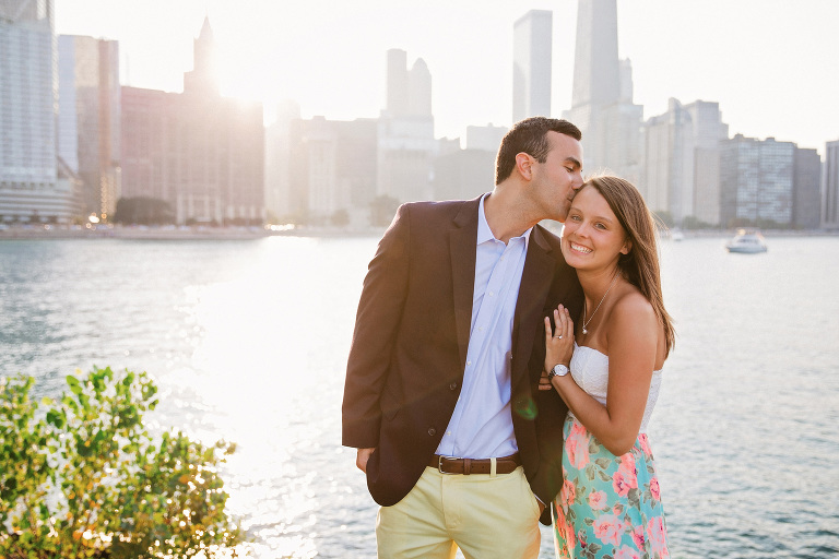 Chicago Olive Park Engagement